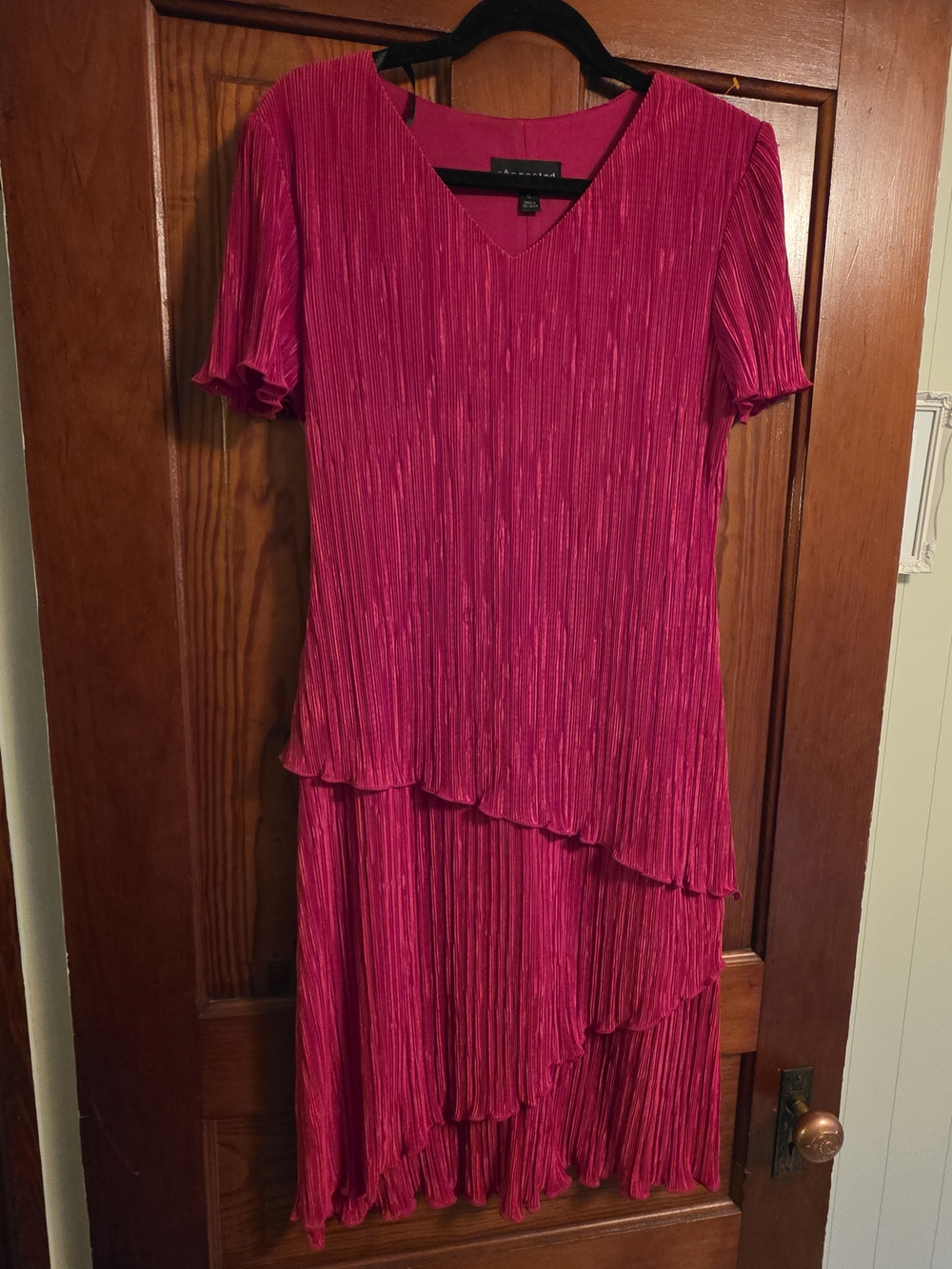Lipstick Red Vintage Party Dress By Connected Apparel